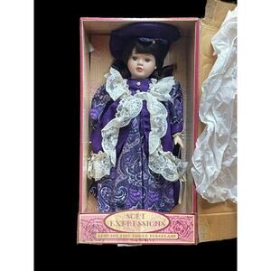 Limited Edition Dandee Soft Expressions Hand Painted Fine Bisque Porcelain Doll